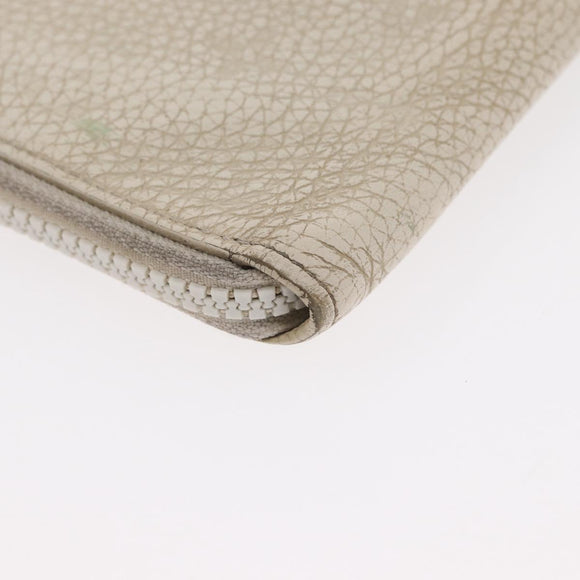 LOUIS VUITTON Monogram Empreinte Zippy Wallet Vertical Neige M80337 Auth 154891