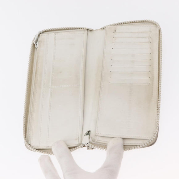 LOUIS VUITTON Monogram Empreinte Zippy Wallet Vertical Neige M80337 Auth 154891
