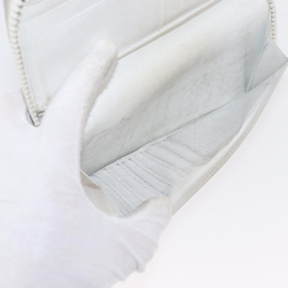 LOUIS VUITTON Monogram Empreinte Zippy Wallet Vertical Neige M80337 Auth 154891