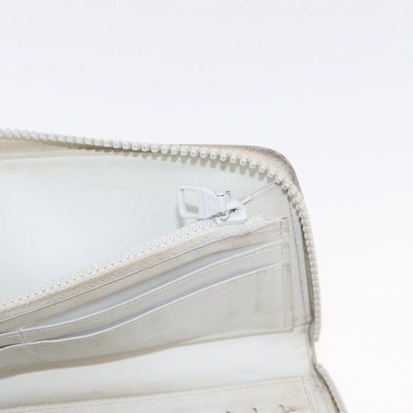 LOUIS VUITTON Monogram Empreinte Zippy Wallet Vertical Neige M80337 Auth 154891