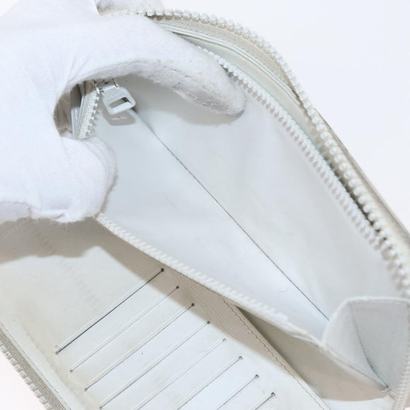 LOUIS VUITTON Monogram Empreinte Zippy Wallet Vertical Neige M80337 Auth 154891