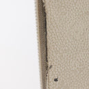 LOUIS VUITTON Monogram Empreinte Zippy Wallet Vertical Neige M80337 Auth 154891-3