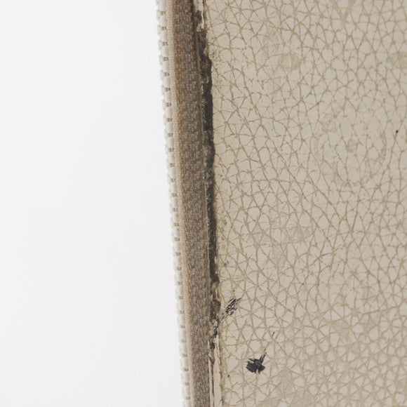 LOUIS VUITTON Monogram Empreinte Zippy Wallet Vertical Neige M80337 Auth 154891