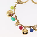 LOUIS VUITTON Porte Chainne Grullo metal Multicolor Gold Tone M62226 Auth 154893-8