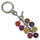 LOUIS VUITTON Monogram Porte Cles Pastille metal Silver M65381 LV Auth 154894-1