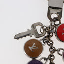 LOUIS VUITTON Monogram Porte Cles Pastille metal Silver M65381 LV Auth 154894-6