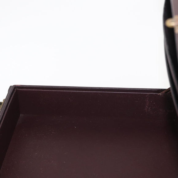 LOUIS VUITTON Taiga President Briefcase Acajou LV Auth 154896