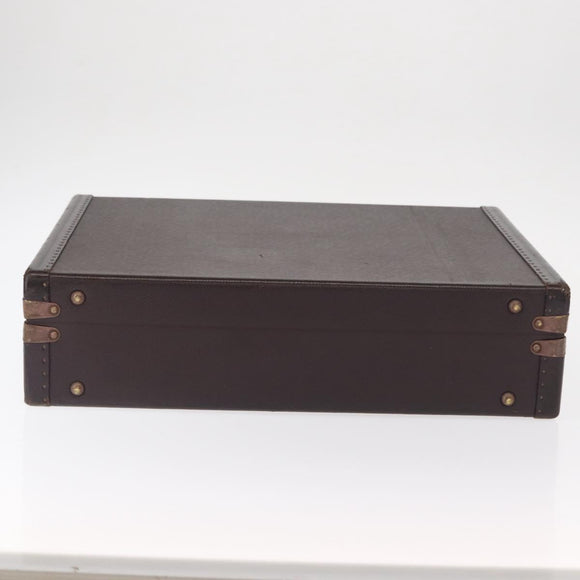 LOUIS VUITTON Taiga President Briefcase Acajou LV Auth 154896