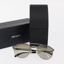 PRADA Sunglasses metal Brown SPR62T Auth 154897-12