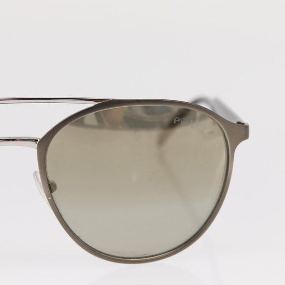 PRADA Sunglasses metal Brown SPR62T Auth 154897