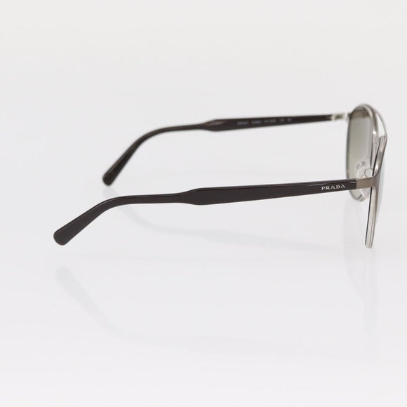 PRADA Sunglasses metal Brown SPR62T Auth 154897