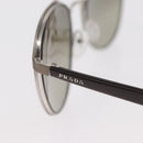 PRADA Sunglasses metal Brown SPR62T Auth 154897-7
