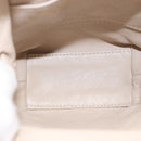 CHANEL Matelasse Hand Bag Suede Pink Gold CC Auth 154898A-11