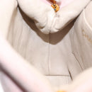 CHANEL Matelasse Hand Bag Suede Pink Gold CC Auth 154898-18