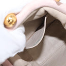 CHANEL Matelasse Hand Bag Suede Pink Gold CC Auth 154898-19