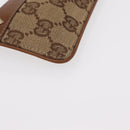 GUCCI GG Canvas Coin Purse Beige Gold 120971 Auth 154904-14