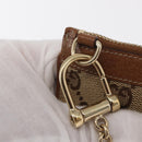 GUCCI GG Canvas Coin Purse Beige Gold 120971 Auth 154904-9