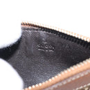 GUCCI GG Canvas Coin Purse Beige Gold 120971 Auth 154904-18