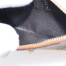 GUCCI GG Canvas Coin Purse Beige Gold 120971 Auth 154904-11