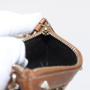 GUCCI GG Canvas Coin Purse Beige Gold 120971 Auth 154904-20