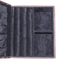 CELINE C Macadam Canvas Jewelry Box Brown Silver Auth 154905V-10