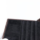 CELINE C Macadam Canvas Jewelry Box Brown Silver Auth 154905V-11