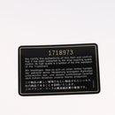 CHANEL Matelasse COCO Mark Pouch Lamb Skin Blue Gold CC Auth 154906-20