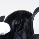 CELINE Macadam Canvas Hand Bag PVC Brown Black Auth 154907-17