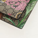 GUCCI GG Supreme Bengal Tiger Flower Bag PVC Beige Gold 454111 Auth 154913SAM-12