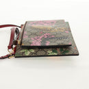 GUCCI GG Supreme Bengal Tiger Flower Bag PVC Beige Gold 454111 Auth 154913SAM-4