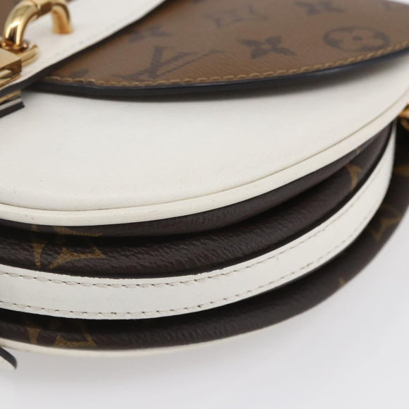 LOUIS VUITTON Monogram Reverse Shanty Lock Shoulder Bag M43645 LV Auth 154914SM