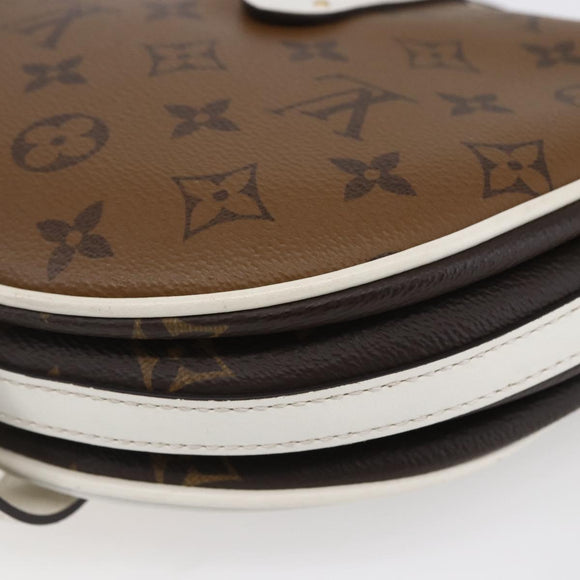 LOUIS VUITTON Monogram Reverse Shanty Lock Shoulder Bag M43645 LV Auth 154914SM