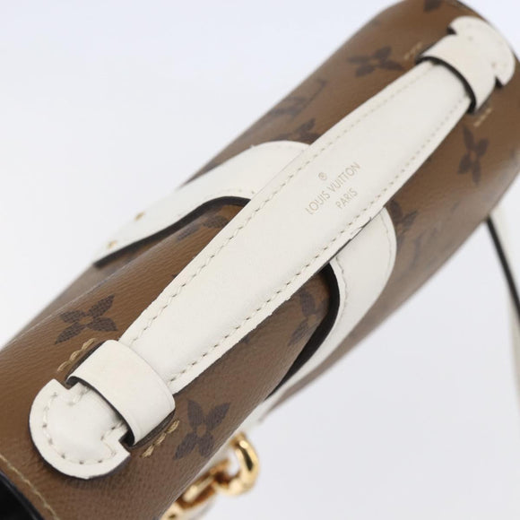 LOUIS VUITTON Monogram Reverse Shanty Lock Shoulder Bag M43645 LV Auth 154914SM