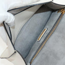 Miu Miu Mew Lady Shoulder Bag Leather White Gold Auth 154916V-10