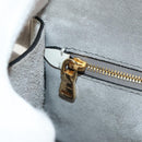 Miu Miu Mew Lady Shoulder Bag Leather White Gold Auth 154916V-30