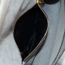 Miu Miu Mew Lady Shoulder Bag Leather White Gold Auth 154916V-31