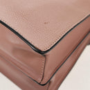 Miu Miu Mew Lady Hand Bag Leather 2way Pink Gold Auth 154917V-23