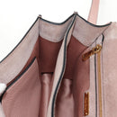 Miu Miu Mew Lady Hand Bag Leather 2way Pink Gold Auth 154917V-33