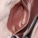 Miu Miu Mew Lady Hand Bag Leather 2way Pink Gold Auth 154917V-36