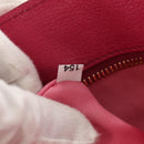 Miu Miu Madras Hand Bag Leather 2way Pink Gold Auth 154918V-11