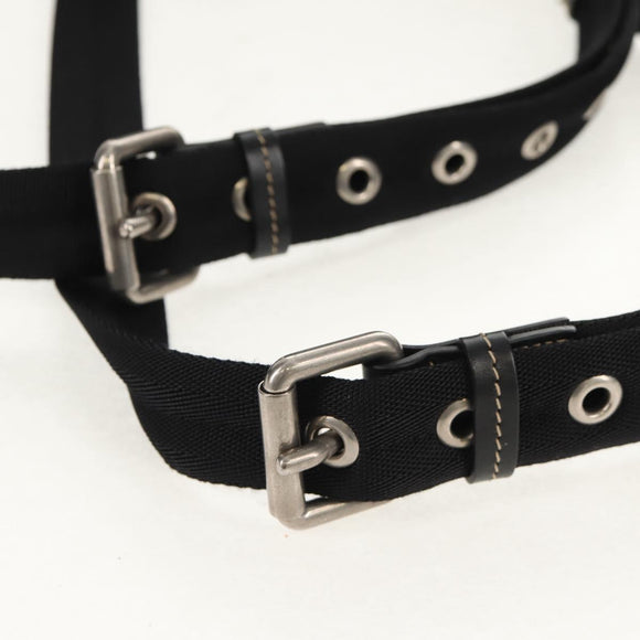 BURBERRY Nova Check Graffiti Backpack Canvas Beige Auth 154919V