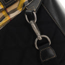 BURBERRY Nova Check Graffiti Backpack Canvas Beige Auth 154919V-11