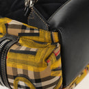 BURBERRY Nova Check Graffiti Backpack Canvas Beige Auth 154919V-16