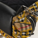 BURBERRY Nova Check Graffiti Backpack Canvas Beige Auth 154919V-17