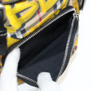 BURBERRY Nova Check Graffiti Backpack Canvas Beige Auth 154919V-19