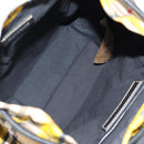 BURBERRY Nova Check Graffiti Backpack Canvas Beige Auth 154919V-23