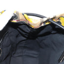 BURBERRY Nova Check Graffiti Backpack Canvas Beige Auth 154919V-25