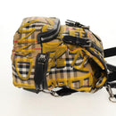 BURBERRY Nova Check Graffiti Backpack Canvas Beige Auth 154919V-5
