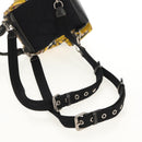 BURBERRY Nova Check Graffiti Backpack Canvas Beige Auth 154919V-9