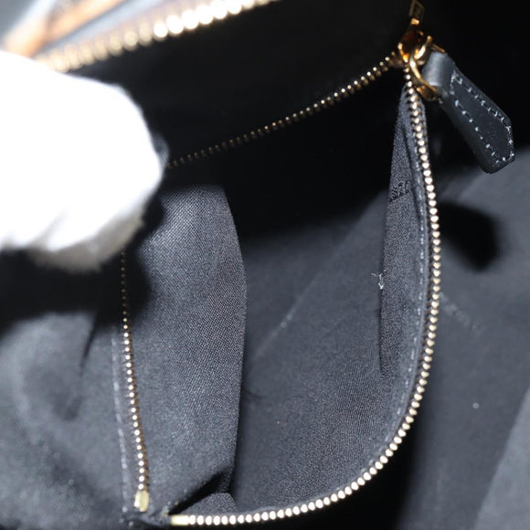 FENDI Zucca Canvas Zainomini Backpack Brown Black gold Auth 154921SAM